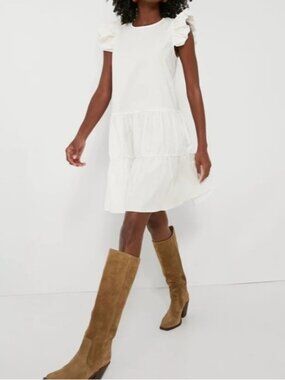 Tuckernuck Pommander Place Corrine Tiered Ruffle Sleeve Dress